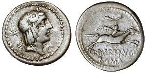 1 Denario Repubblica romana (509BC-27BC) Argento 