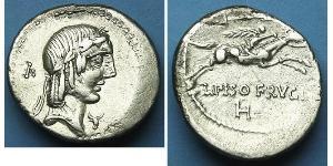 1 Denario Repubblica romana (509BC-27BC) Argento 