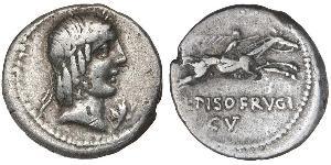 1 Denario Repubblica romana (509BC-27BC) Argento 