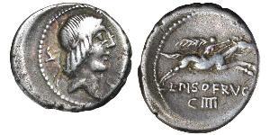 1 Denario Repubblica romana (509BC-27BC) Argento 