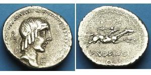 1 Denario Repubblica romana (509BC-27BC) Argento 