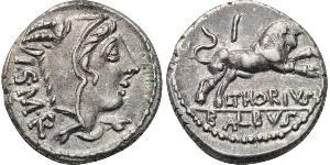 1 Denario Repubblica romana (509BC-27BC) Argento 
