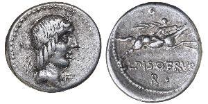 1 Denario Repubblica romana (509BC-27BC) Argento 