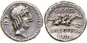 1 Denario Repubblica romana (509BC-27BC) Argento 