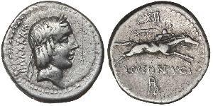 1 Denario Repubblica romana (509BC-27BC) Argento 