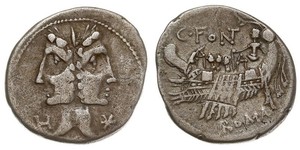 1 Denario Repubblica romana (509BC-27BC) Argento 