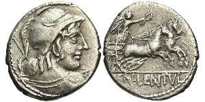 1 Denario Repubblica romana (509BC-27BC) Argento 