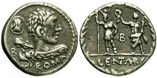 1 Denario Repubblica romana (509BC-27BC) Argento 