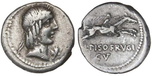 1 Denario Repubblica romana (509BC-27BC) Argento 