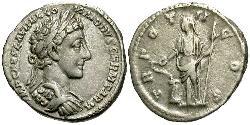 1 Denario Imperio romano (27BC-395) Plata Cómodo (161-192)