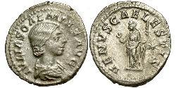 1 Denario Imperio romano (27BC-395) Plata Julia Soaemias (180-222)