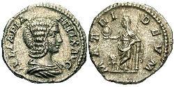 1 Denario Imperio romano (27BC-395) Plata Julia Domna (?-217)
