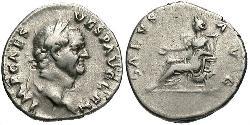 1 Denario Imperio romano (27BC-395) Plata Vespasiano (9-79)