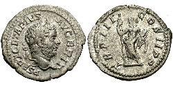 1 Denario Imperio romano (27BC-395) Plata Geta (189-211)