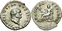 1 Denario Imperio romano (27BC-395) Plata Tito (39-81)