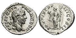 1 Denario Imperio romano (27BC-395) Plata Geta (189-211)