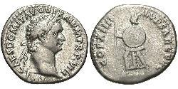 1 Denario Imperio romano (27BC-395) Plata Domiciano (51-96)