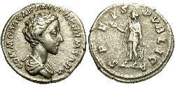 1 Denario Imperio romano (27BC-395) Plata Cómodo (161-192)