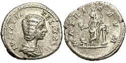 1 Denario Imperio romano (27BC-395) Plata Julia Domna (?-217)