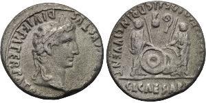 1 Denario Imperio romano (27BC-395) Plata Augusto (63BC- 14) 