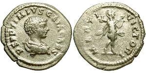 1 Denario Imperio romano (27BC-395) Plata Geta (189-211)