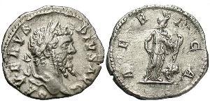 1 Denario Imperio romano (27BC-395) Plata Septimio Severo (145- 211)