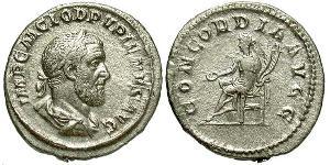 1 Denario Imperio romano (27BC-395) Plata Pupienus Máximus (178-238)