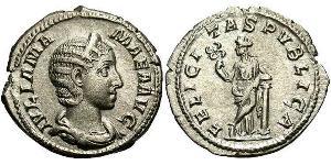 1 Denario Imperio romano (27BC-395) Plata Julia Avita Mamaea (180-235)