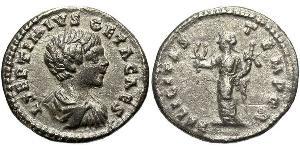 1 Denario Imperio romano (27BC-395) Plata Geta (189-211)