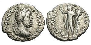 1 Denario Imperio romano (27BC-395) Plata Clodio Albino (150-197)