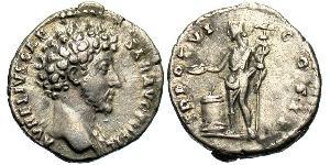 1 Denario Imperio romano (27BC-395) Plata Marco Aurelio (121-180)