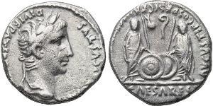 1 Denario Imperio romano (27BC-395) Plata Augusto (63BC- 14) 