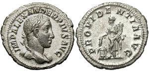 1 Denario Imperio romano (27BC-395) Plata Alejandro Severo (208-235)