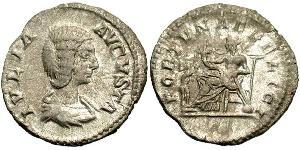 1 Denario Imperio romano (27BC-395) Plata Julia Domna (?-217)