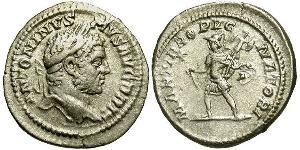 1 Denario Imperio romano (27BC-395) Plata Caracalla (188-217)