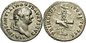 1 Denario Imperio romano (27BC-395) Plata Vespasiano (9-79)