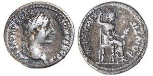 1 Denario Imperio romano (27BC-395) Plata Tiberio Claudio Nerón (42 BC-37)