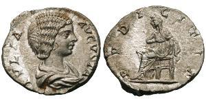 1 Denario Imperio romano (27BC-395) Plata Julia Domna (?-217)