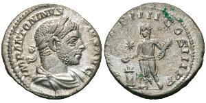 1 Denario Imperio romano (27BC-395) Plata Heliogábalo (203-222)
