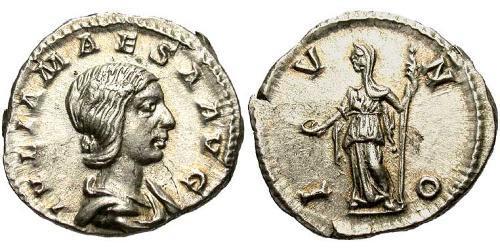 1 Denario Imperio romano (27BC-395) Plata Julia Maesa (165-224)