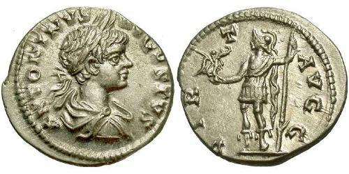 1 Denario Imperio romano (27BC-395) Plata Caracalla (188-217)