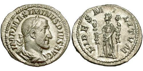1 Denario Imperio romano (27BC-395) Plata Maximinus I (173-238)