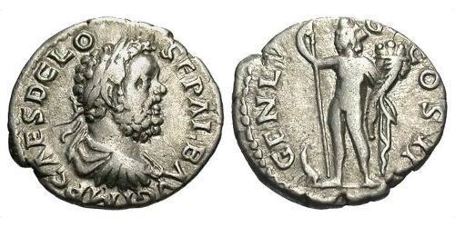 1 Denario Imperio romano (27BC-395) Plata Clodio Albino (150-197)