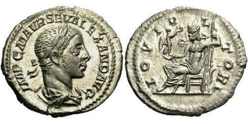 1 Denario Imperio romano (27BC-395) Plata Alejandro Severo (208-235)