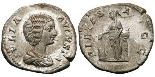 1 Denario Imperio romano (27BC-395) Plata Julia Domna (?-217)