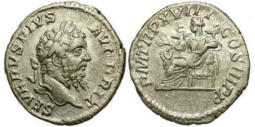 1 Denario Imperio romano (27BC-395) Plata Septimio Severo (145- 211)