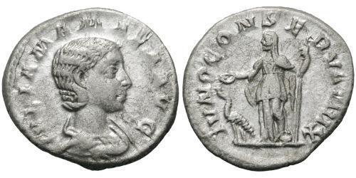 1 Denario Imperio romano (27BC-395) Plata Julia Avita Mamaea (180-235)