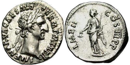 1 Denario Imperio romano (27BC-395) Plata Nerva (30- 98)