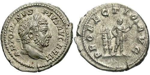 1 Denario Imperio romano (27BC-395) Plata Caracalla (188-217)