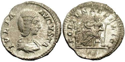 1 Denario Imperio romano (27BC-395) Plata Julia Domna (?-217)